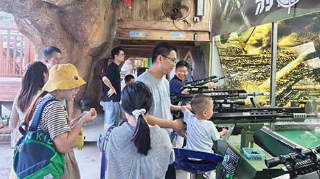 龙岗儿童公园枪林弹雨射击体验馆项目案例